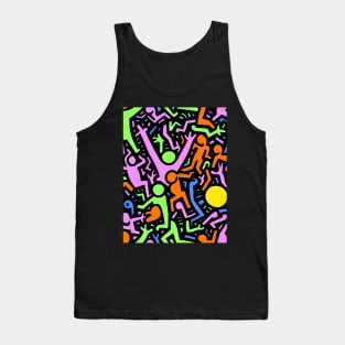 Celebrating Friendship - Graffiti  Abstract Art Tank Top